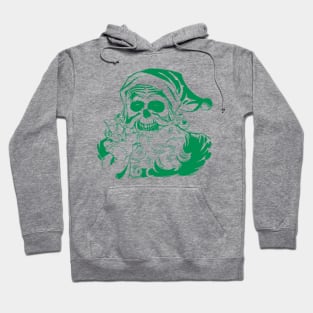 Skeleclaus (green) Hoodie